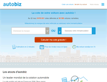 Tablet Screenshot of coteauto.autobiz.fr